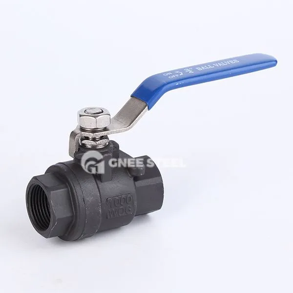 2 Stück Kohlenstoffstahlkugelventil