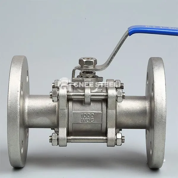 {3- Stück flanierende Kugelventile