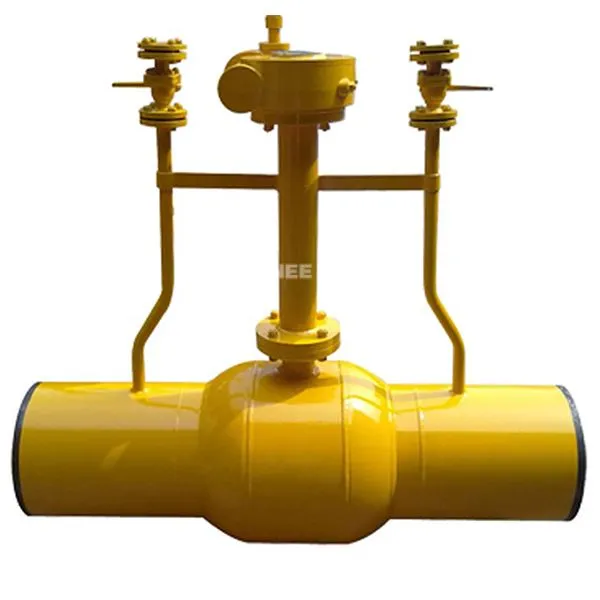 Vollständig geschweißtes Kugelventil begraben