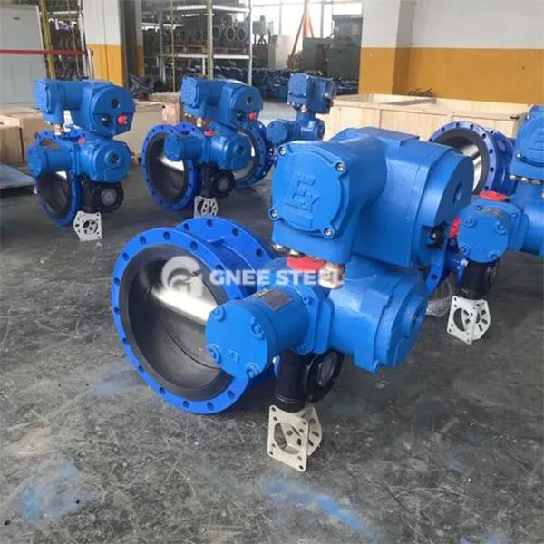 Schmetterlingsventil mit Manipulationsschalter