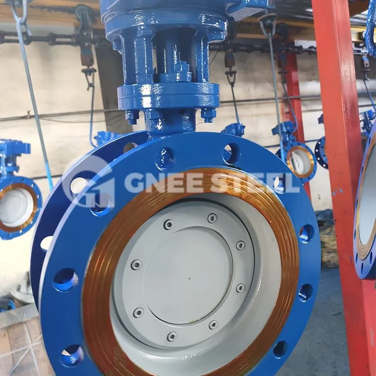 Dreifach exzentrische Absperrklappe aus Kohlenstoffstahl