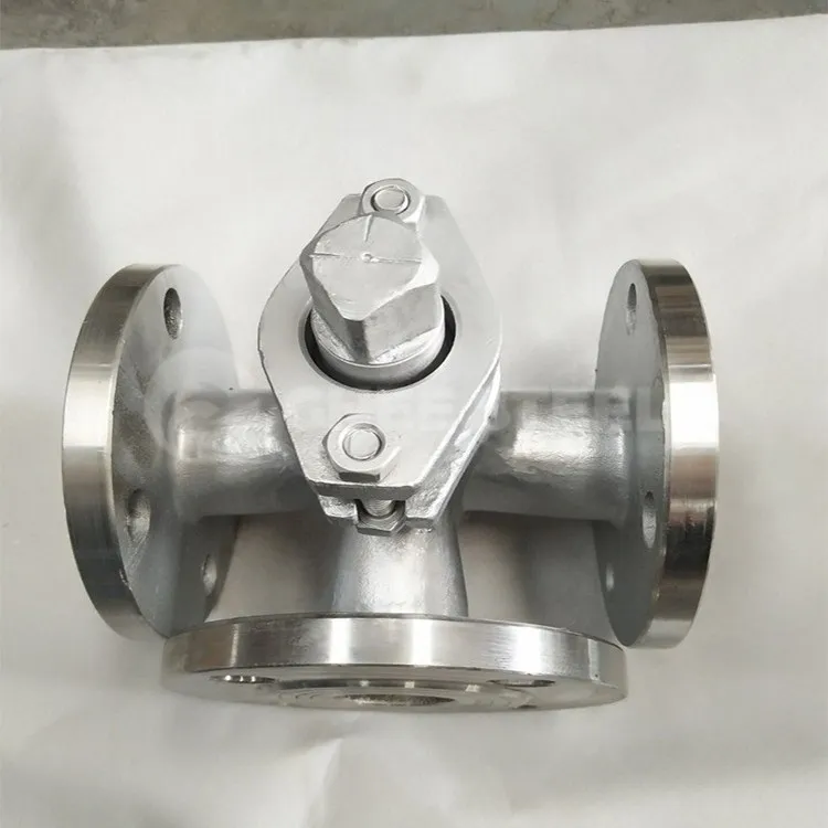 Cast Steel 3 Way Plug Valve
