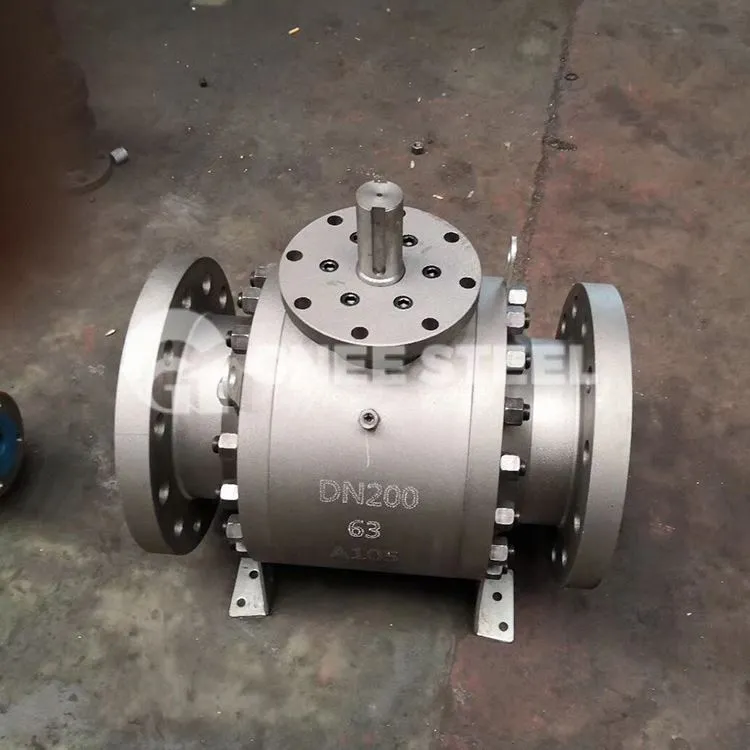 Kryogener Kugelhahn mit Zapfenmontage und oberem Einlass