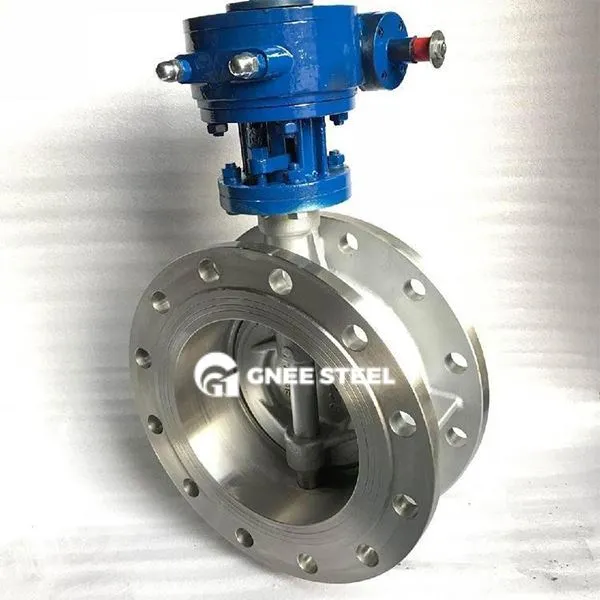 Doppelflansch -Schmetterlingsventil