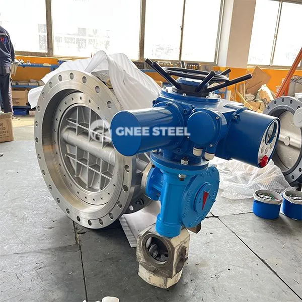 Elektrische Dreifach -Offset -Schmetterlingsventile