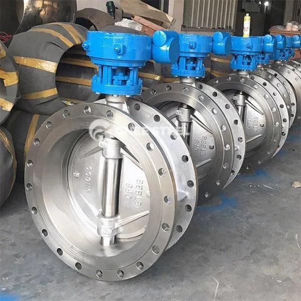 Flanschflecken Dreifach -Offset -Schmetterlingsventile