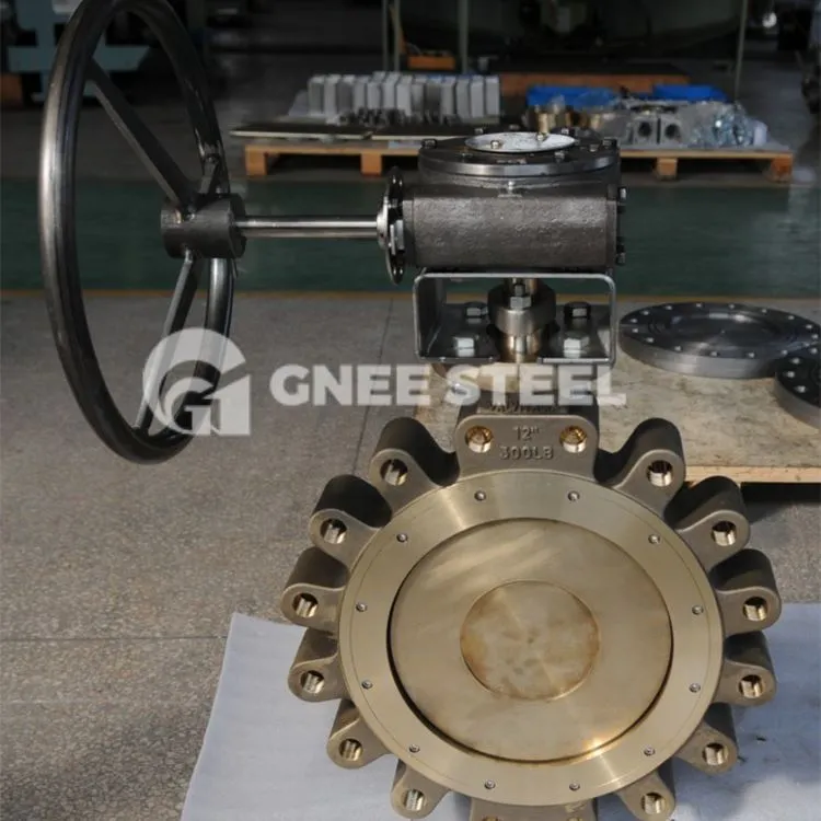 Absperrklappe mit Laschen