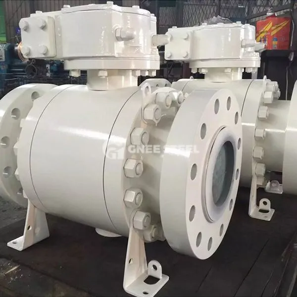 Metall sitzte Trunnion -Kugelventil