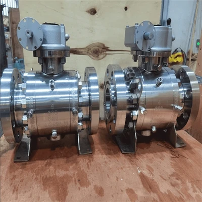 A182 F51 Duplex-Kugelhahn aus Stahl, API 6D, 4 Zoll, CL 600 LB, Versand in den Libanon