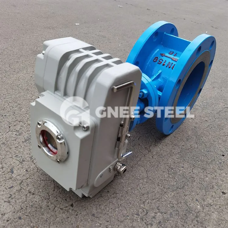 Pneumatische dreifach versetzte Absperrklappe