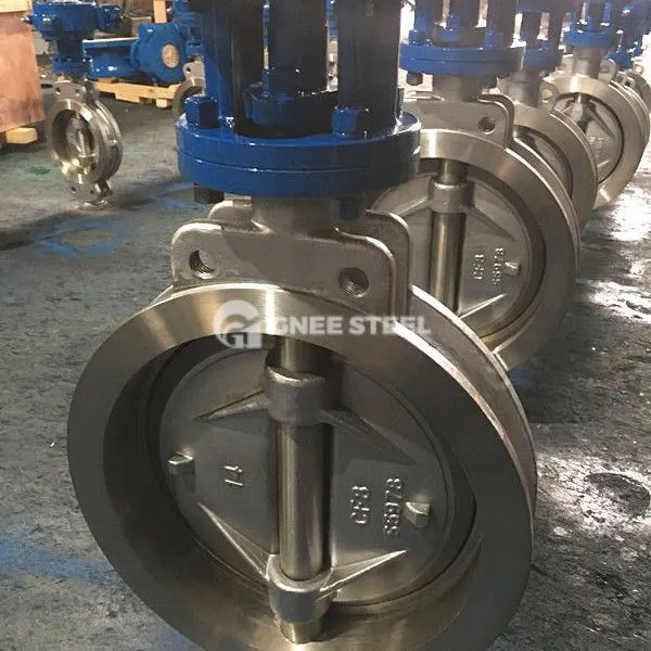 Einzelner exzentrischer Wafer Schmetterling