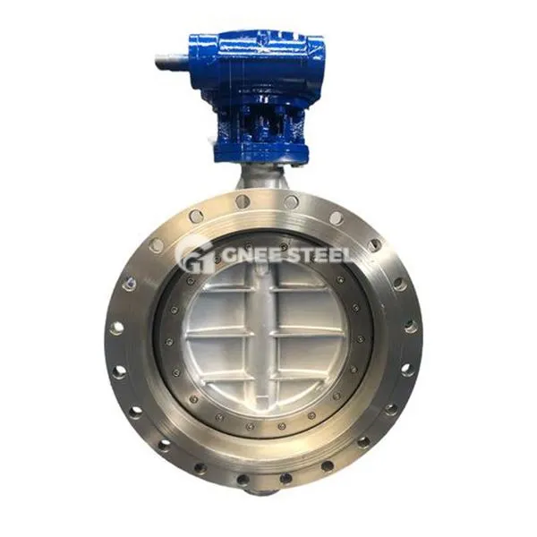 Edelstahlflansch -Schmetterlingsventile