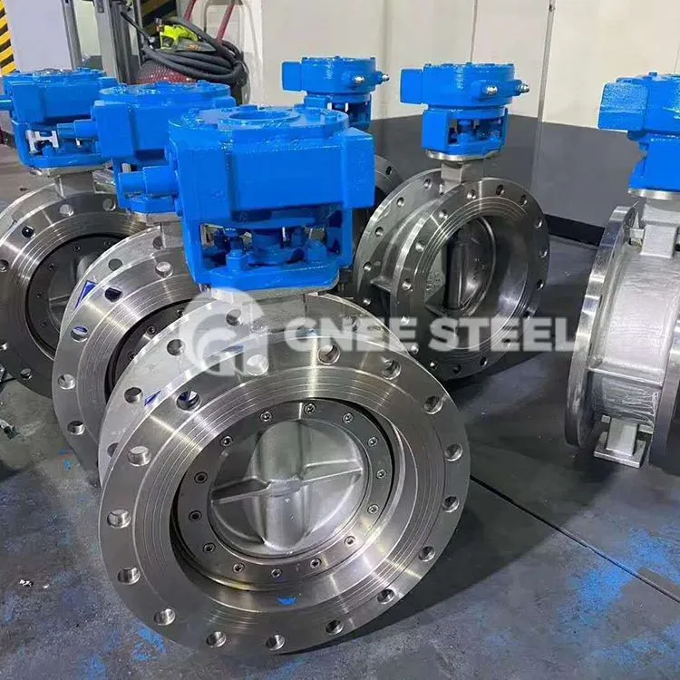 Dreifach versetzte Absperrklappe