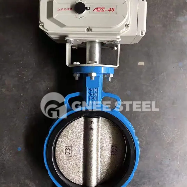 Motorisiertes Absperrventil vom Wafertyp